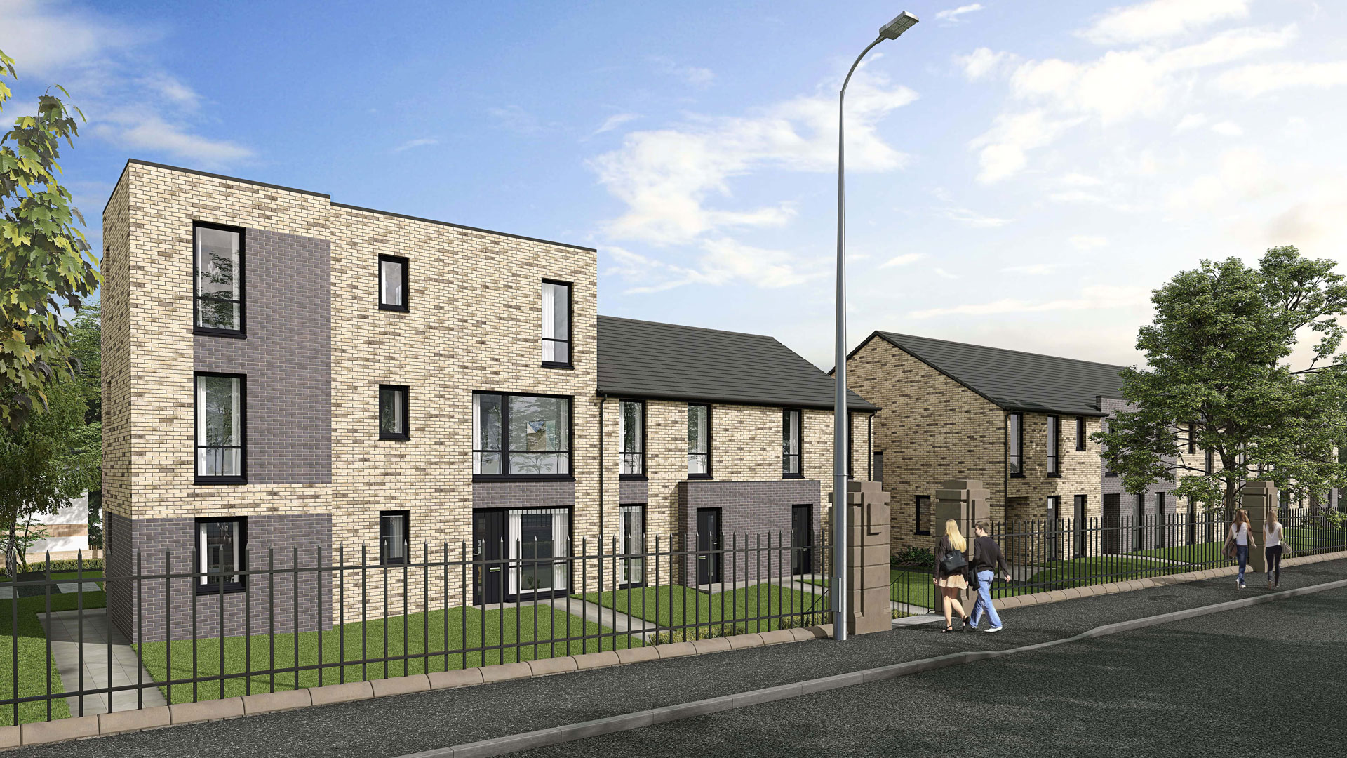 Viewforth, Kirkcaldy, Fife. Two bedroom modern, new build apartment