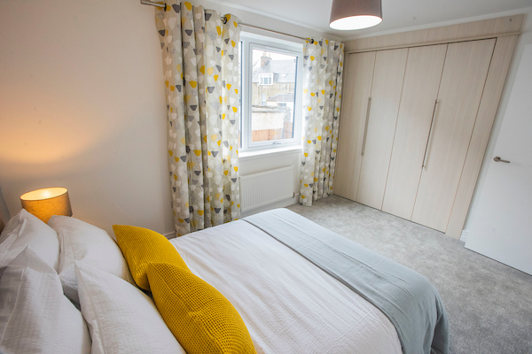 Fife, Kirkcaldy, Viewforth, New Build Homes.Master Bedroom with Bi-Fold wardrobes