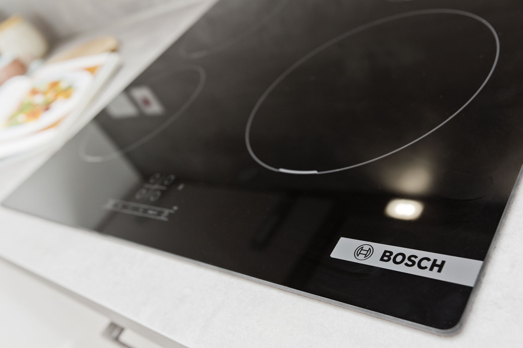 Bosch hob in new build home kitchen in the Borders